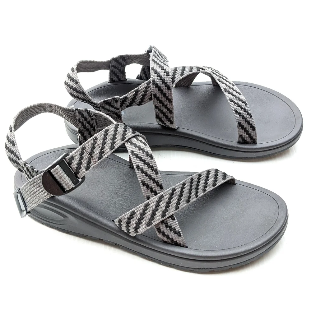 SONOMA Rayan Charcoal Strappy Sandals